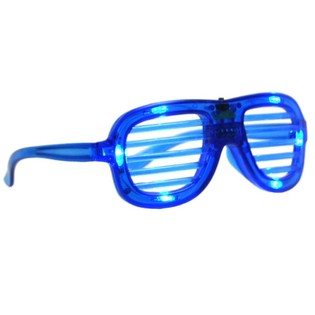 &Scaron;VIEČIANTYS SHUTTER SHADES AKINIAI - MĖLYNI (12 vnt.)