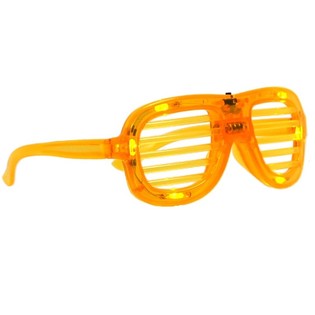LED SHUTTER SHADES AKINIAI SU AP&Scaron;VIETIMU - SPALVA: GELTONA (12 vnt.)