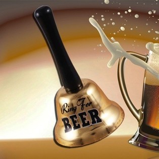 Skambutis &bdquo;Ring for a Beer&ldquo; dovanų pakuotėje (2 vnt.)