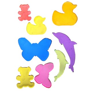 Dekoratyviniai Želiniai Lipdukai Jelly Gems 22x12 cm (24 vnt.)