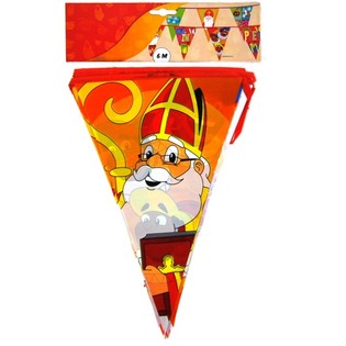 SINTERKLAAS VĖLIAVĖLIŲ GIRLIANDA 6 METRAI (5 vnt.)