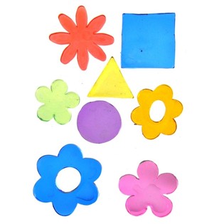 Geliniai Dekoratyviniai Lipdukai Jelly Gems 25 x 16 cm (24 vnt.)
