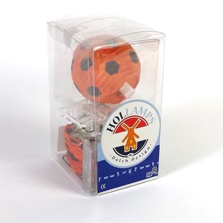 HOLLAMPS - Šviečianti girlianda su oranžiniais futbolo kamuoliais