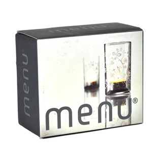 MENU - Matinio rašto arbatinių žvakių laikiklis, 2 vnt. rinkinys (1 rink.)