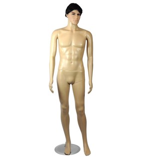 Vyri&scaron;kas manekenas vitrinai - Modelis: Vyras / Juodas (1 vnt.)