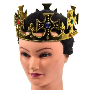 Auksinė karaliaus karūna - kryžiaus modelis (12 vnt.)