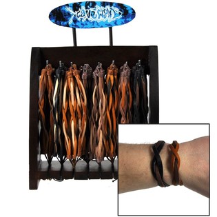ODINĖS PINTOS APYRANKĖS ANT MEDINIO STOVO (93 vnt.)
