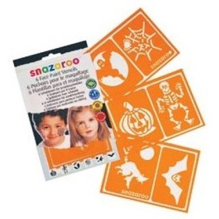 SNAZAROO - 6 Veido Dažymo Trafaretai (12 vnt.)
