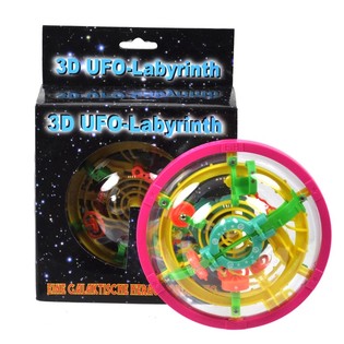 ***GADGET*** DIDELIS 3D UFO LABIRINTAS (3 vnt.)