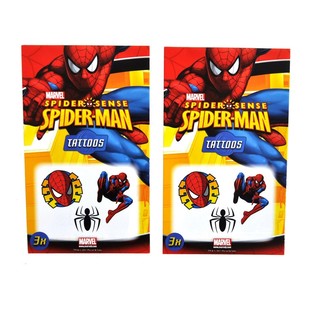 3 dalių „Marvel“ tatuiruotės - Modelis: Spider-Man (50 vnt.)