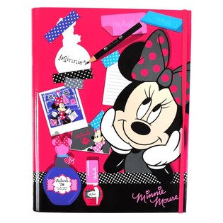 DISNEY MINNIE MOUSE MAKIAŽO RA&Scaron;YMO RINKINYS KNYGOS FORMOS (3 vnt.)