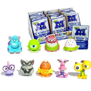 DISNEY PIXAR PABAISŲ UNIVERSITETAS MINI FIGŪRĖLĖS EKSPOZICIJOJE (24 vnt.)
