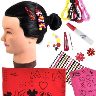 DISNEY MINNIE MOUSE PLAUKŲ AKSESUARAI (12 vnt.)
