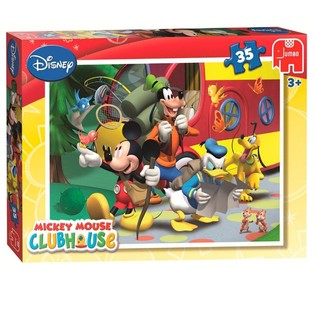 Dėlionė Jumbo Disney Mickey Mouse Clubhouse kelionėje, 35 detalės (3 vnt.)