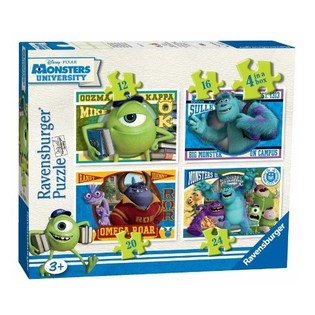 DISNEY PIXAR MONSTRŲ UNIVERSITETAS DĖLIONĖS 4-IN-1 (6 vnt.)