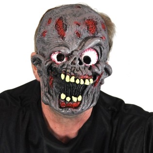 Lanksti zombio kaukė (3 vnt.)