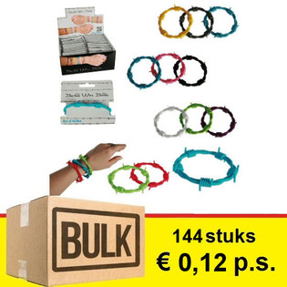 ***DIDMENINIS PASIŪLYMAS*** SPYGLIUOTOS VIELOS APYRANKĖS (144 vnt.)