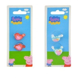 2 dalių vaiki&scaron;kų žiedų rinkiniai &bdquo;Peppa Pig&ldquo; (24 vnt.)