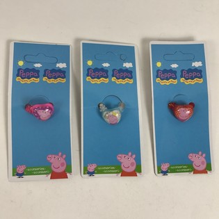 Vaiki&scaron;ki žiedai &bdquo;Peppa Pig&ldquo; (24 vnt.)