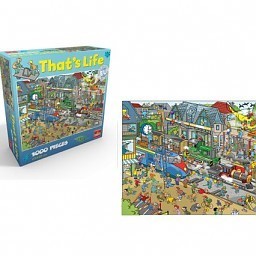 &bdquo;That&rsquo;s Life&ldquo; dėlionė &ndash; traukinių stotis, 1000 detalių (1 vnt.)