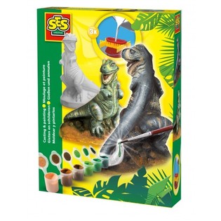 SES Gipso liejimas ir dažymas - Dinozauras T-Rex (1 vnt.)