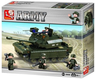 Sluban Tankas M38-B6500 Army Konstravimo Blokeliai (1 vnt.)