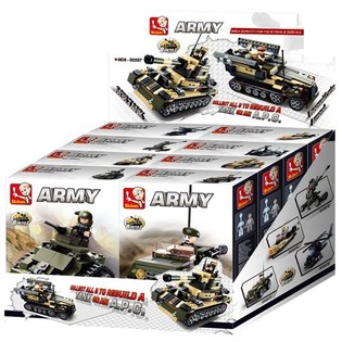 Sluban Karinis tankas arba APC &scaron;arvuotis &bdquo;8 in 1&ldquo; M38-B0587 (1 dėžė / 8 vnt.)