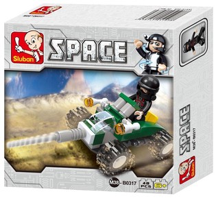 Sluban Space Vehicle M38-B0317 Kosminis Laivas Konstruktorius (1 vnt.)