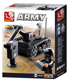 Sluban Army Prie&scaron;mininis laivas 8 viename M38-B0587D (1 vnt.)