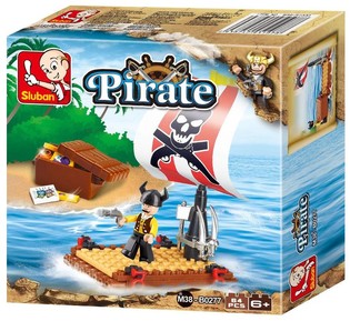 Sluban piratų plaustas M38-B0277 (1 vnt.)