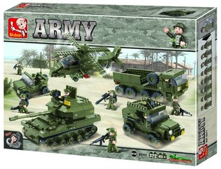 Sluban Army konstravimo rinkinys M38-B0311 (1001 dalis)