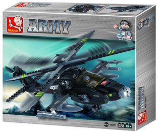 Sluban Apache kovinis sraigtasparnis M38-B0511 (1 vnt.)