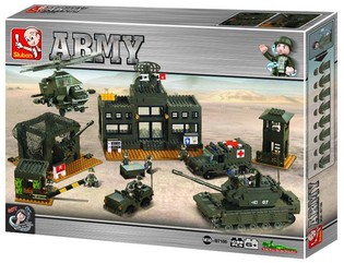 Sluban Army Būstinė M38-B7100 (1 vnt.)