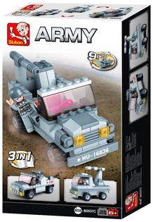Sluban Army Raketų paleidimo įrenginys 3-in-1 M38-B0537C (1 vnt.)