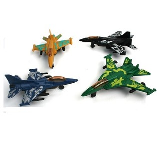 LĖKTUVAS F-16 CAMOUFLAGE PULL BACK (48 vnt.)