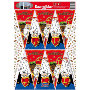 Sinterklaas Langų Lipdukai (12 vnt.)