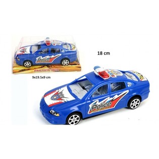 POLICIJOS AUTOMOBILIS SU INERCINIU VARIKLIU, 18 CM (12 vnt.)