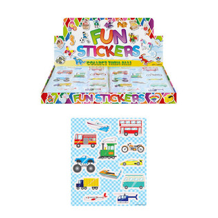 FUN STICKERS lipdukai &ndash; MODELIS: TRANSPORTO PRIEMONĖS (120 vnt.)