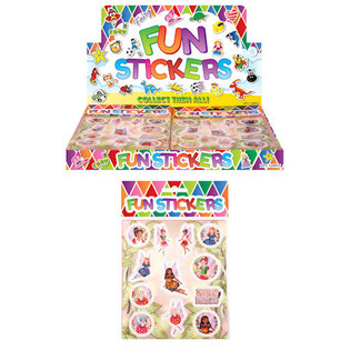 LINKSMI LIPDUKAI &bdquo;FUN STICKERS&ldquo; &ndash; MODELIS: FĖJOS (120 vnt.)