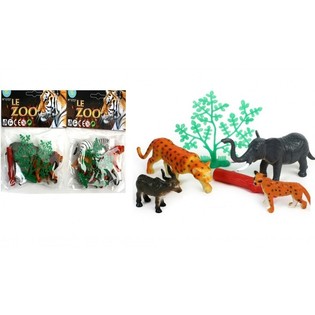 ZOOLOGIJOS SODO GYVŪNŲ RINKINYS (24 vnt.)