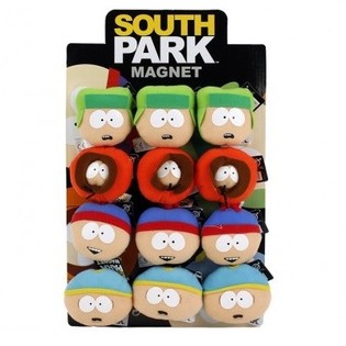 PLIU&Scaron;INIAI SOUTH PARK MAGNETAI, 7CM, EKSPOZICIJOJE (12 vnt.)