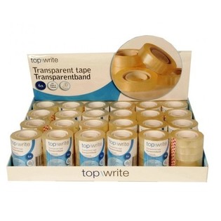 TOPWRITE - 6 RITINĖLIAI SKAIDRIOS LIPNIOS JUOSTOS EKRANE (24 RINKINIAI PO 6)