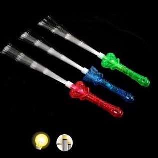 Didelės &Scaron;viečiančios &Scaron;viesolaidinės LED Lazdelės, 40 cm (48 vnt.)