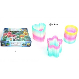 SLINKY SPYRUOKLĖS MIX DIZAINO &Oslash;4.5 CM STENDE (24 vnt.)