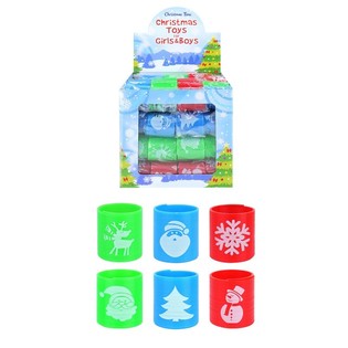 MINI KALĖDINĖS SPIRALĖS &Oslash;3,5 CM DISPLĖJUJE (60 vnt.)