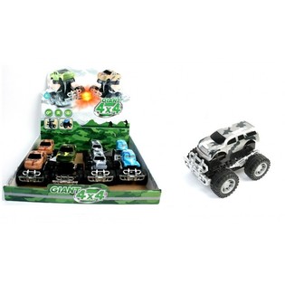 Dideli Inerciniai Monster Truck Automobiliai (12 vnt.)