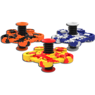 SPRINGING FLIP SPINNER - Su Spauda | SPALVŲ MIKSAS (10 vnt.)