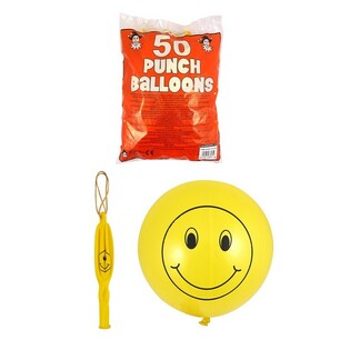 BESIDAUŽANTYS SMILEY BALIONAI (50 vnt.)