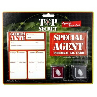 TOP SECRET &ndash; SPECIALUSIS AGENTAS, PIR&Scaron;TŲ ATSPAUDŲ RINKINYS (12 vnt.)