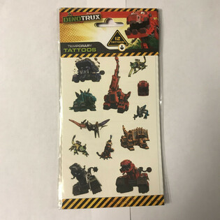 LIPDUKAI: DINOTRUX, matmenys 20 x 10 cm (10 vnt.)